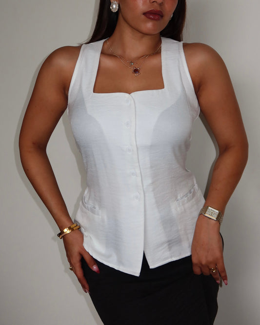 Square Neck Vest Top