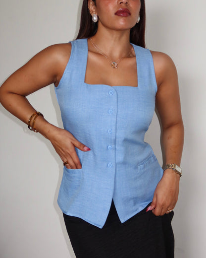 Square Neck Vest Top