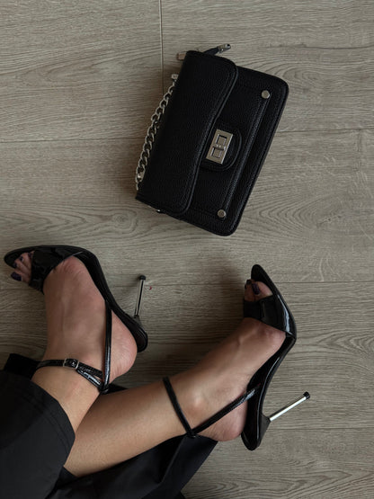 Structure Satchel Chain Strap Bag