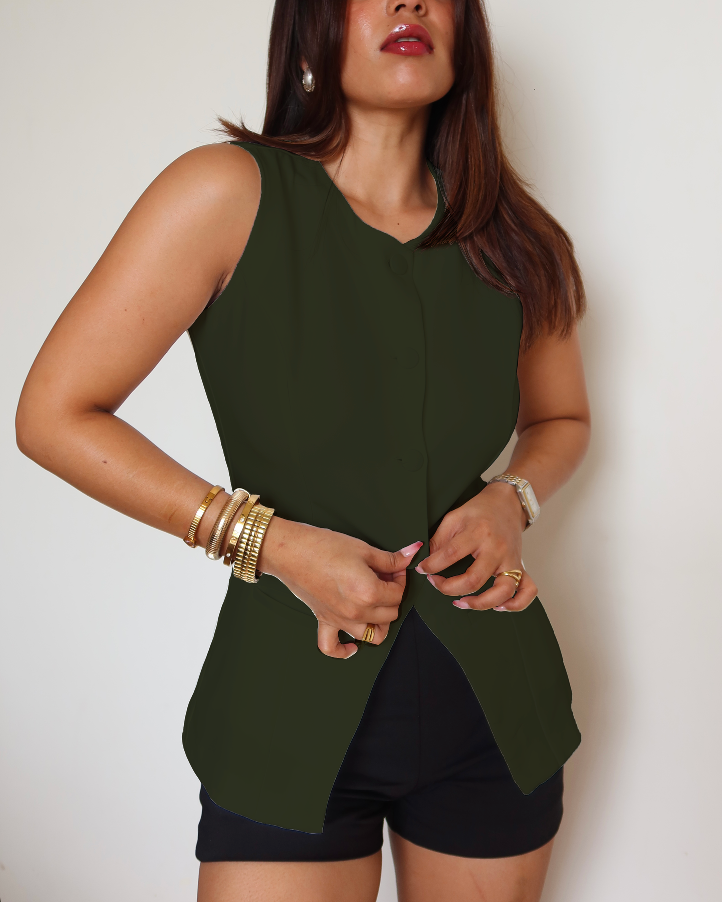 Fine Structure Vest Top