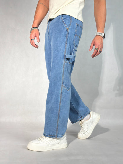 Heavy Duty Utility Straight Leg Jeans