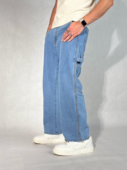 Heavy Duty Utility Straight Leg Jeans