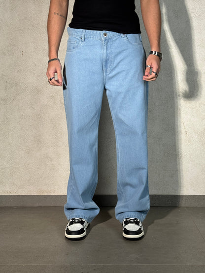 Slate Blue Baggy Fit Rigid jeans