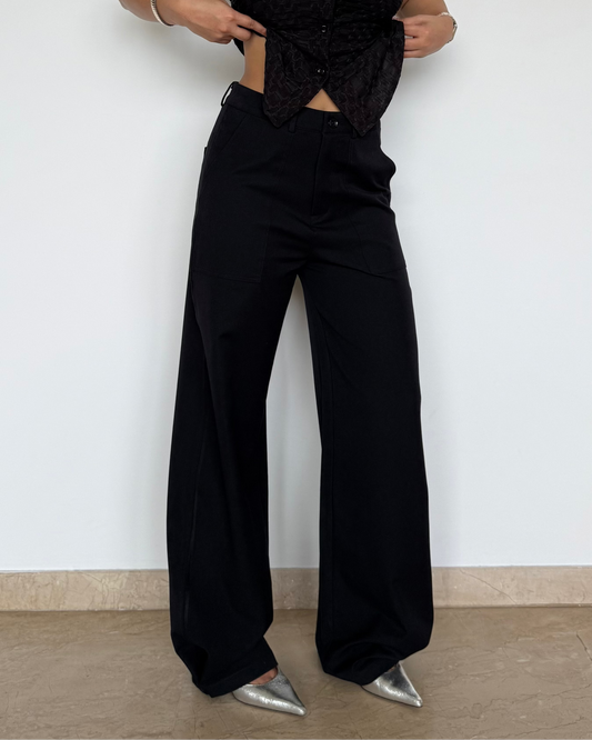 Posh Pattern Wide Highwaist Pants
