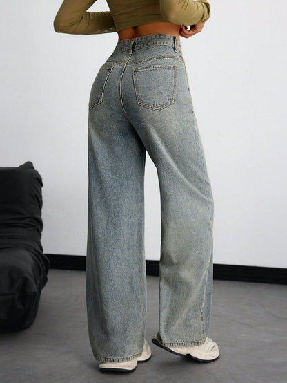 Valley Girl Straight Fit Jeans