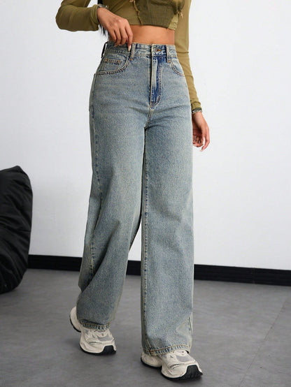 Valley Girl Straight Fit Jeans