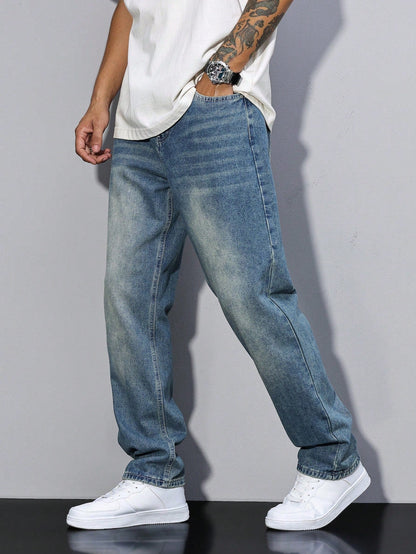 River Blue Straight Fit Jeans