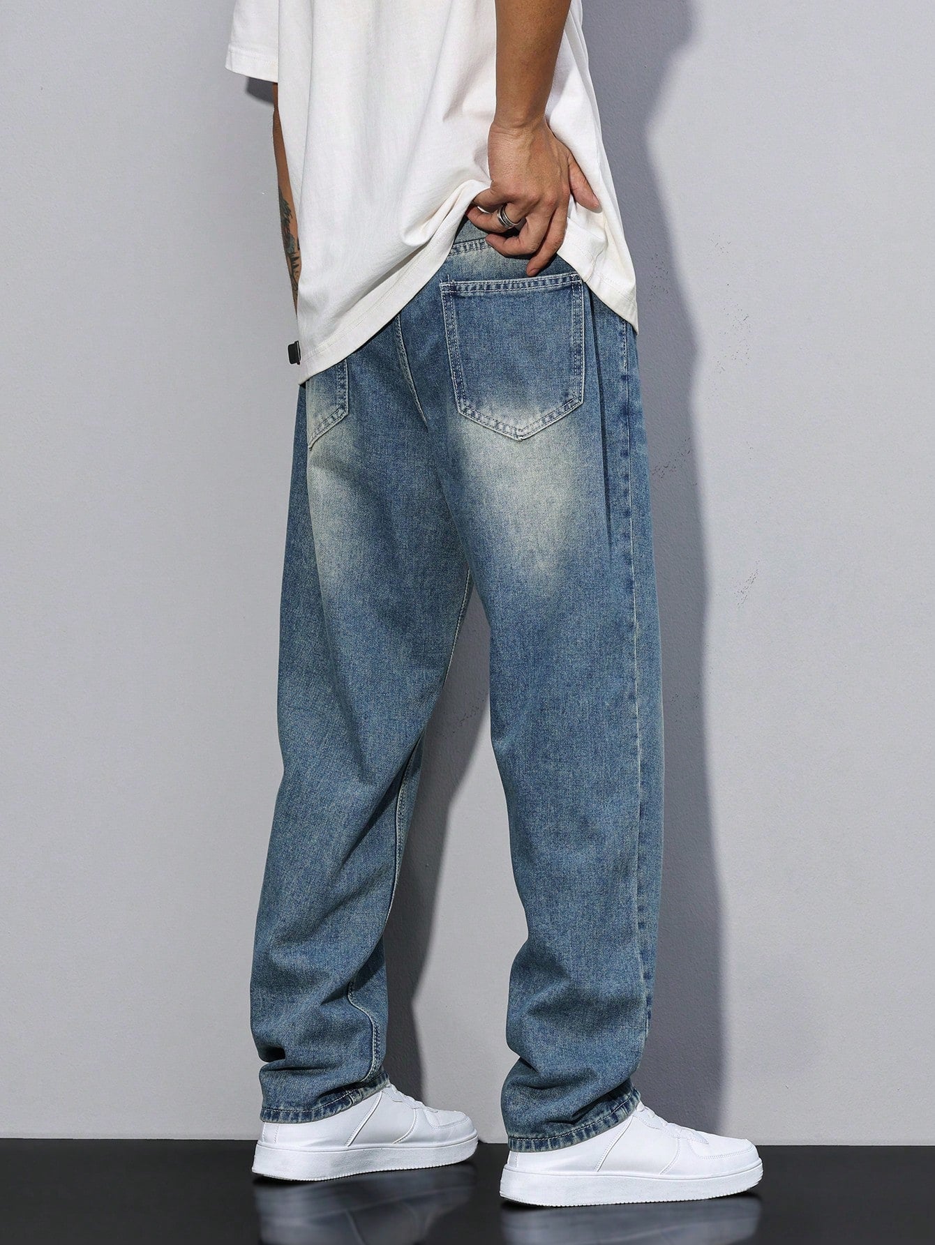 River Blue Straight Fit Jeans