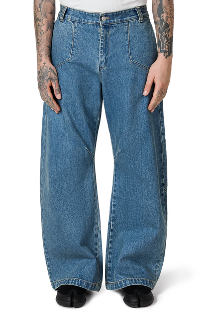 Blue Wild West Wash Jeans