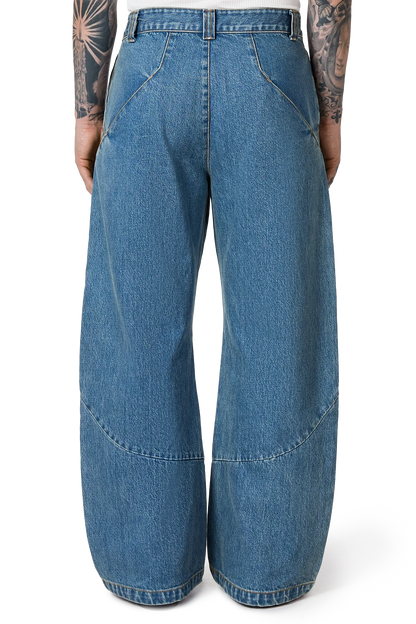 Blue Wild West Wash Jeans