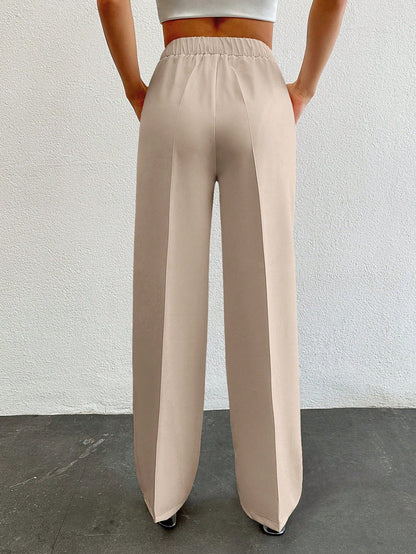 Formal Pleated Wide Leg Trouser