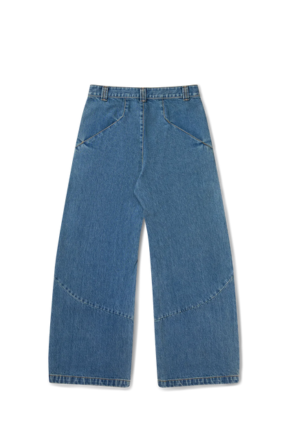 Blue Wild West Wash Jeans