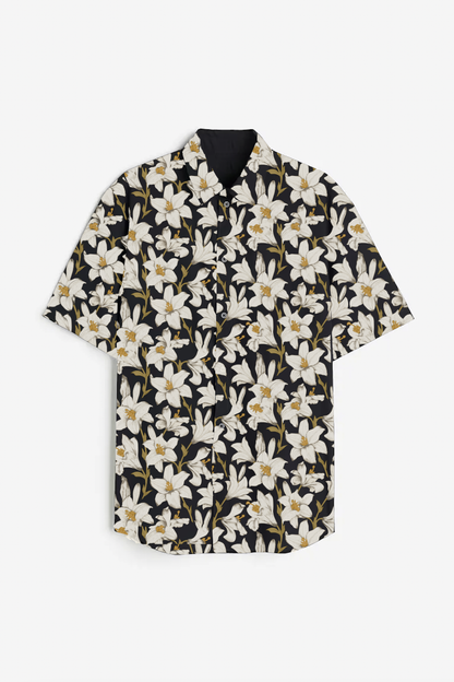 Black Lily short sleeve shirt
